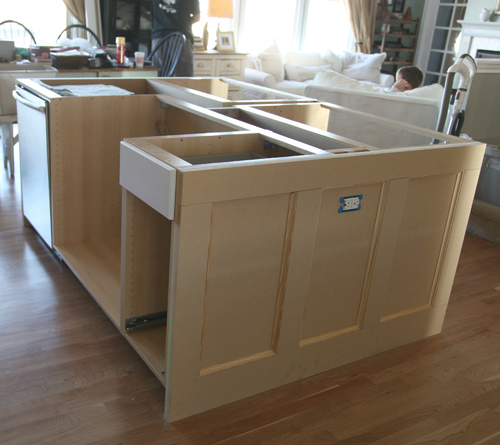 IKEA Hack How We Built Our Kitchen Island Jeanne Oliver