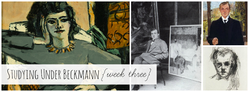 Max Beckmann {sneak peek into week three}