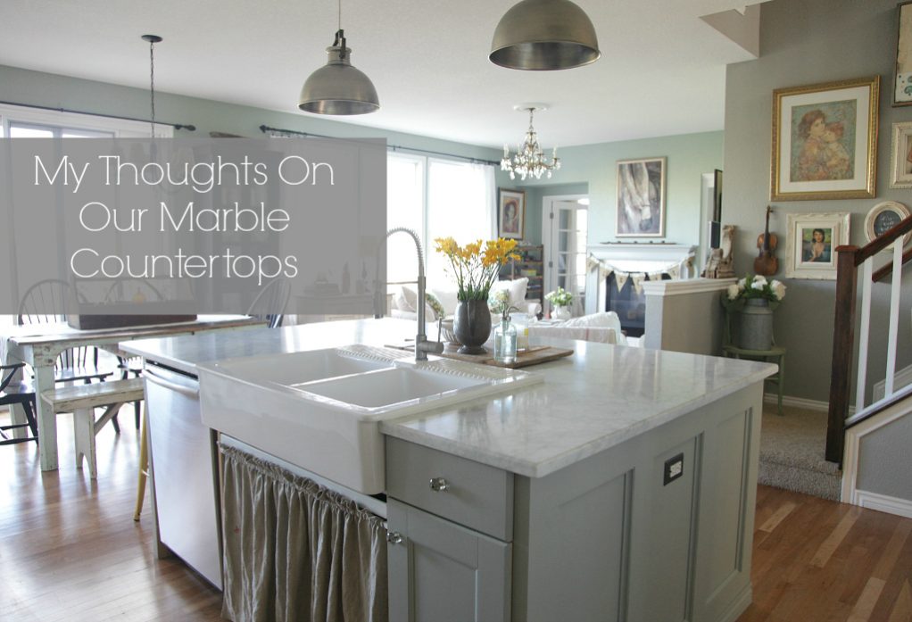 My Thoughts On Our Marble Countertops, How To Clean Honed Carrara Marble Countertops