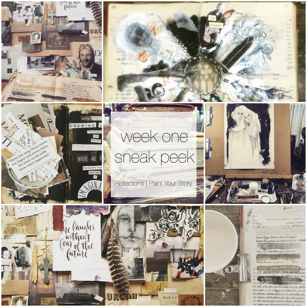 Our First Art Journaling Course Begins On Monday! {come and see the sneak peek}