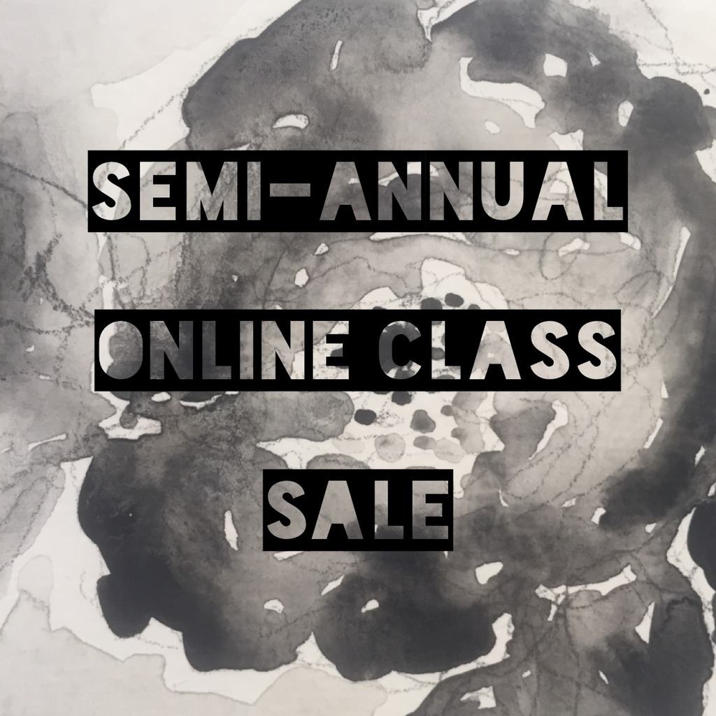 Semi-Annual 50% Off Sale  | Art + Lifestyle Online Workshops