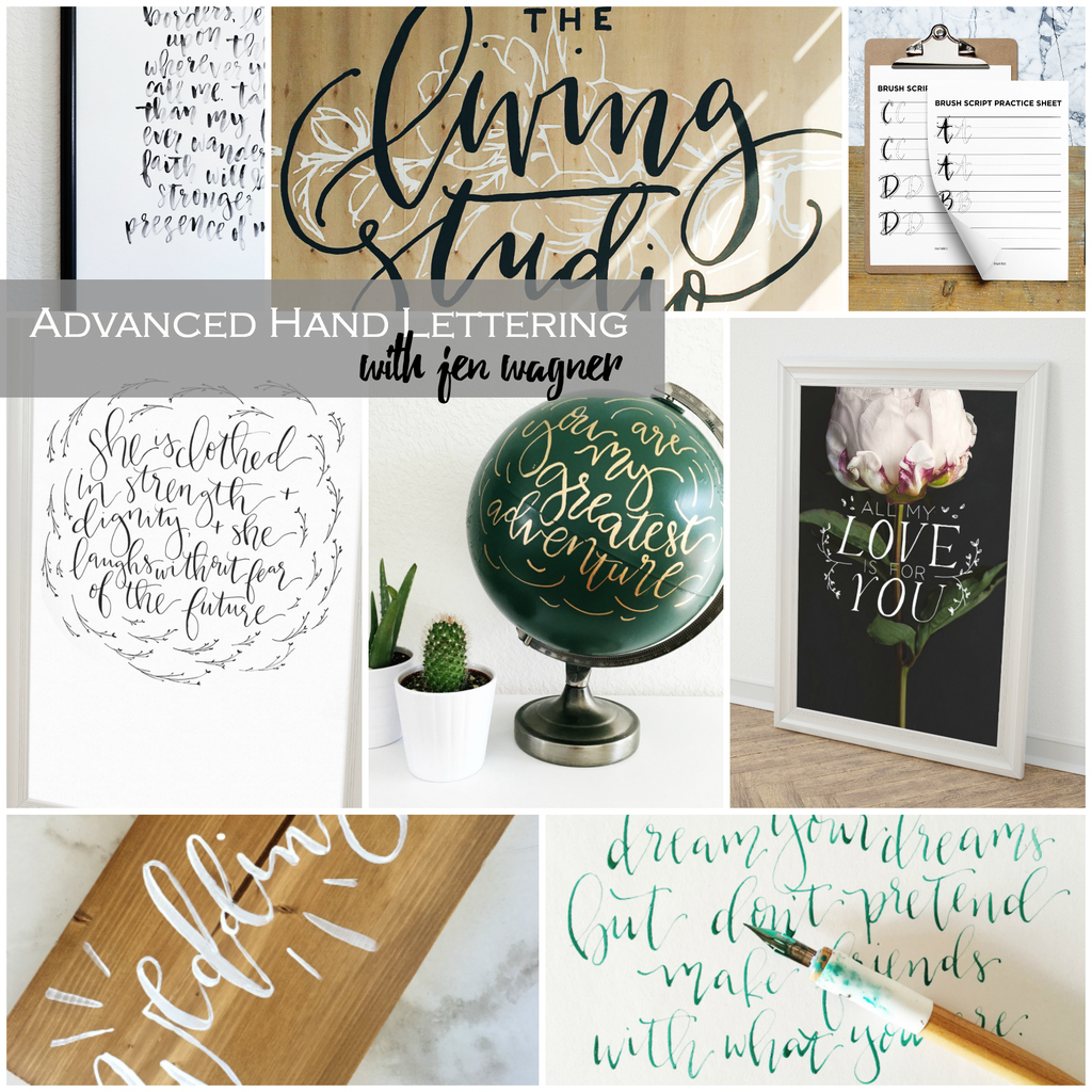 Advanced Hand Lettering Begins Monday {Come and take a peek}
