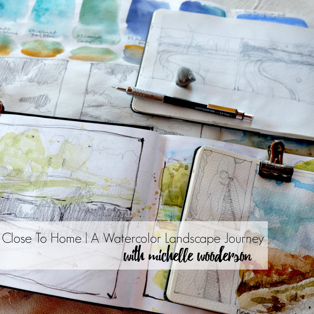 Close to Home | A Watercolor Landscape Journey {registration just opened}