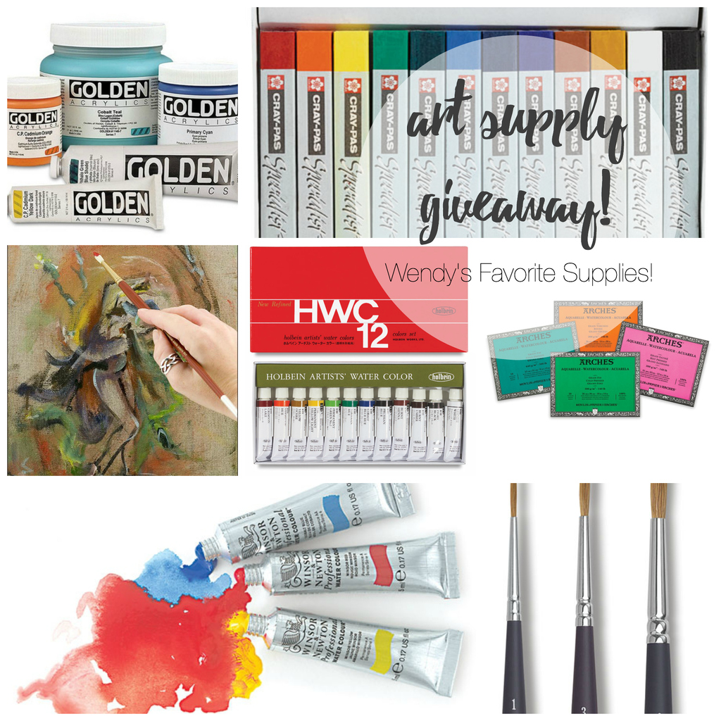 Art Supply Giveaway {to celebrate the launch of Letting Go: An Exploration in Abstract Painting}