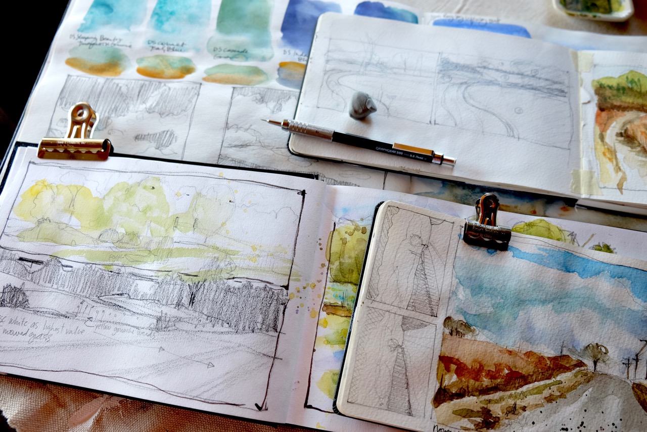 TODAY is the last day for early registration |Close to Home: A Watercolor Landscape Journey