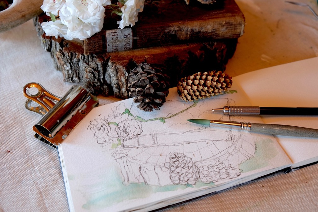 drawn-to-nature-sketchbook-drawing-with-pen-and-ink — Art Classes and  Lessons on Long Island and Online