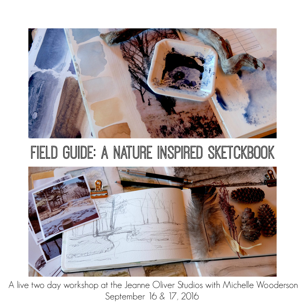 Field Guide: A Nature Inspired Sketchbook {The Next Live Workshop At Our Studio}