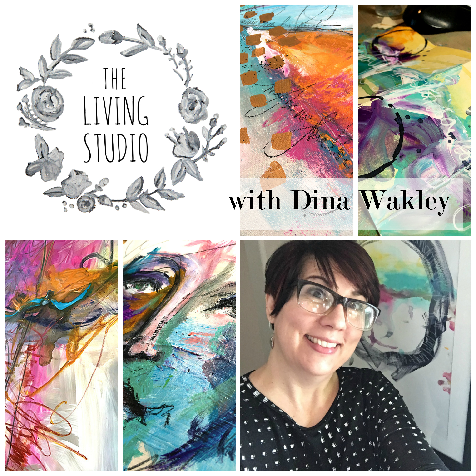 The Living Studio {With Dina Wakley}