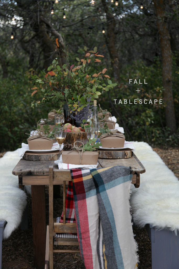 Fall Tablescape | Into the Woods We Go