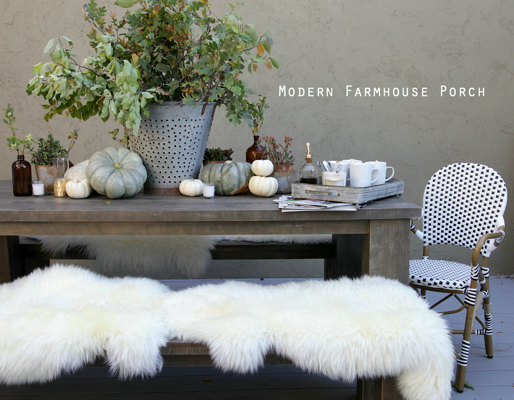 Modern Farmhouse Fall Porch