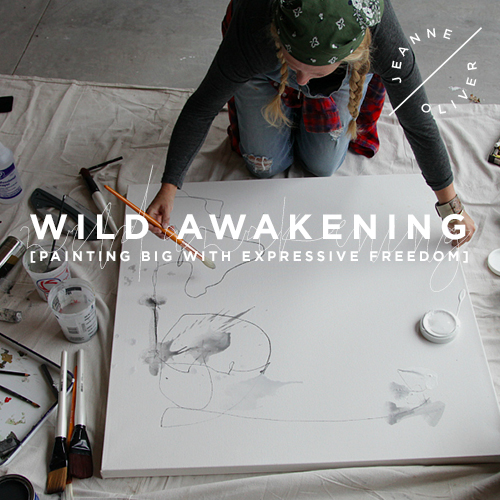 Sneak Peek Into Week One of Wild Awakening | Painting Big With Expressive Freedom