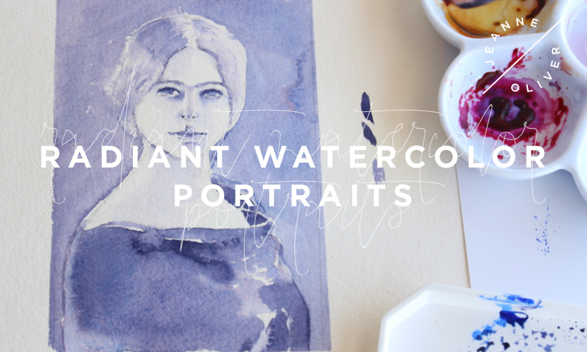 Radiant Watercolor Portraits