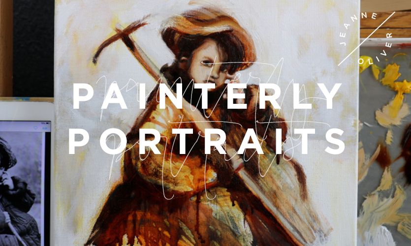 Painterly Portraits: A Study In Acrylics and Oils with Julie Johnson