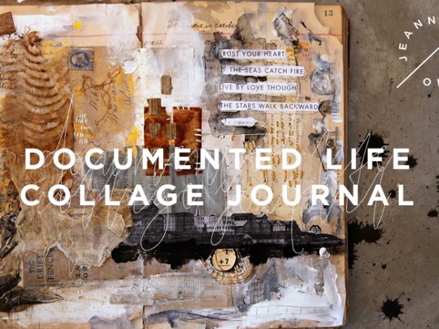 Free Art Video: Documented Life Collage Journal with Jeanne Oliver course image