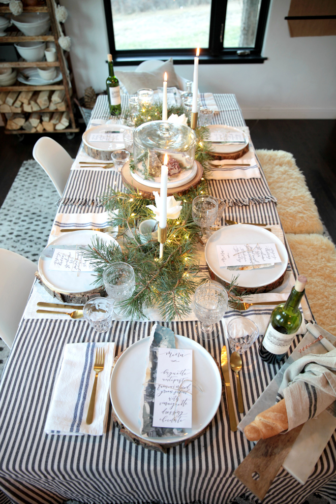 Simple French Tablescape | Seasons of Home Holiday Series