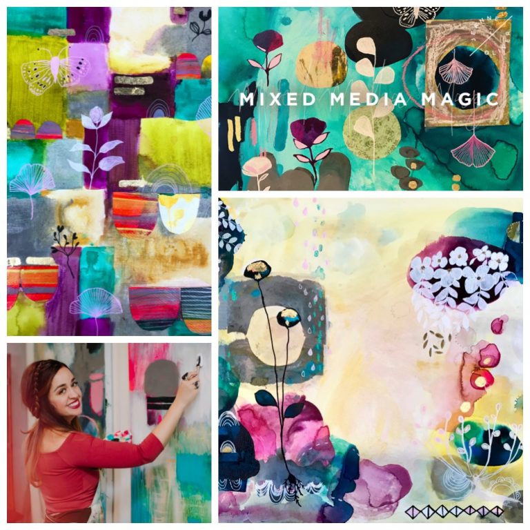 Mixed Media Magic with Alena Hennessy Jeanne Oliver