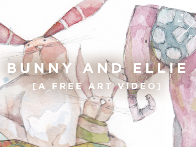 Free Art Video: Bunny and Ellie with Danielle Donaldson course image