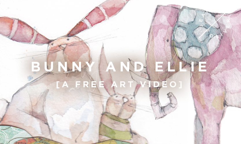New Free Art Video | Bunny and Ellie with Danielle Donaldson