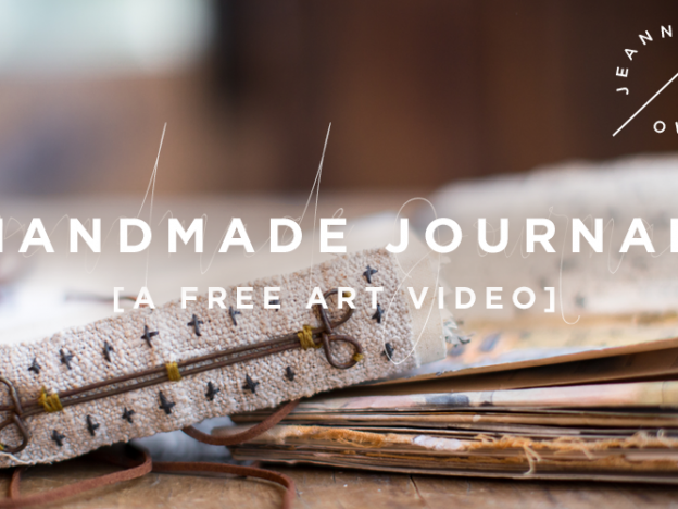 Free Art Video: Handmade Journal with Jeanne Oliver course image
