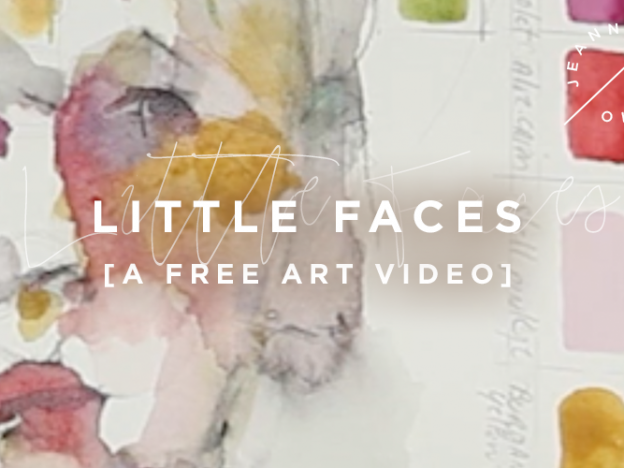 Free Art Video: Little Faces with Kate Thompson course image