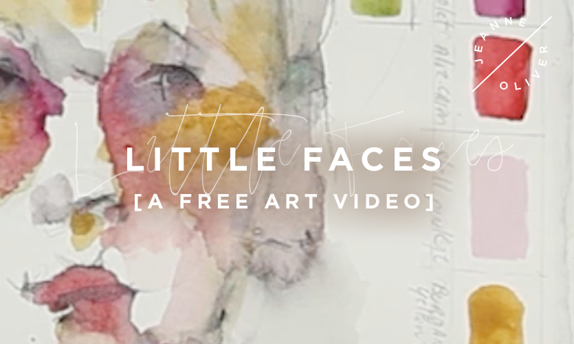 New Free Art Video | Little Faces with Kate Thompson