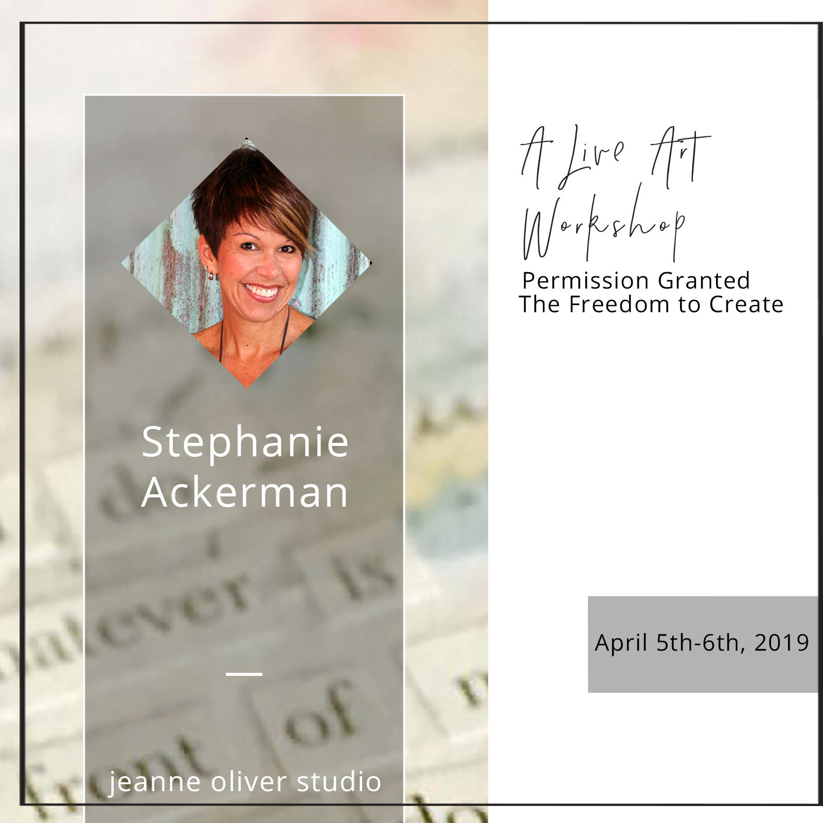 The First Live Workshop of 2019 | Stephanie Ackerman