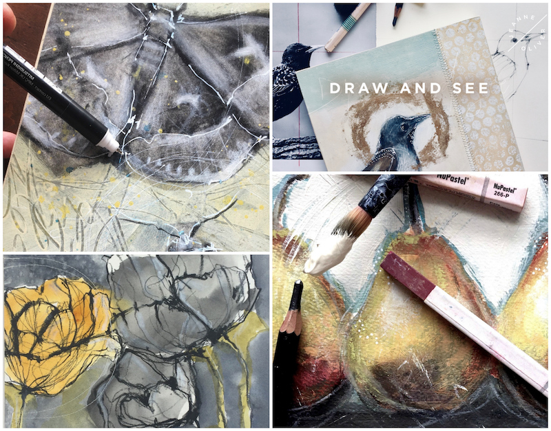 Draw and See Collage with Rebecca Sower