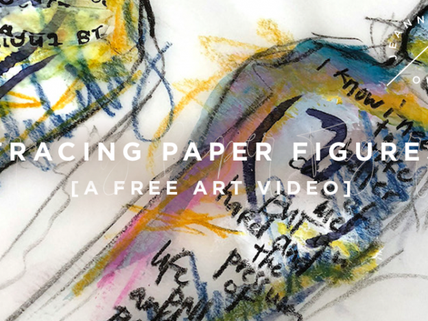 Free Art Video: Tracing Paper Figures with Dina Wakley course image