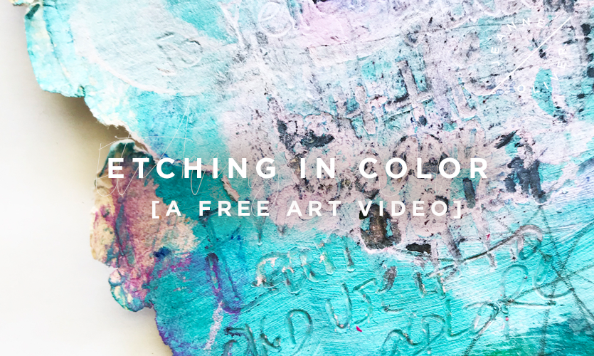 New Free Art Video |  Etching in Color with Rae Missigman