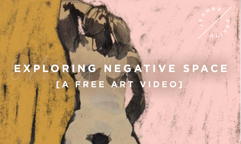 New Free Art Video |  Exploring Negative Space with Pauline Agnew