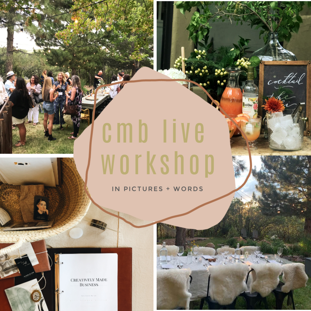 In Pictures + Words | Creatively Made Business Live Workshops