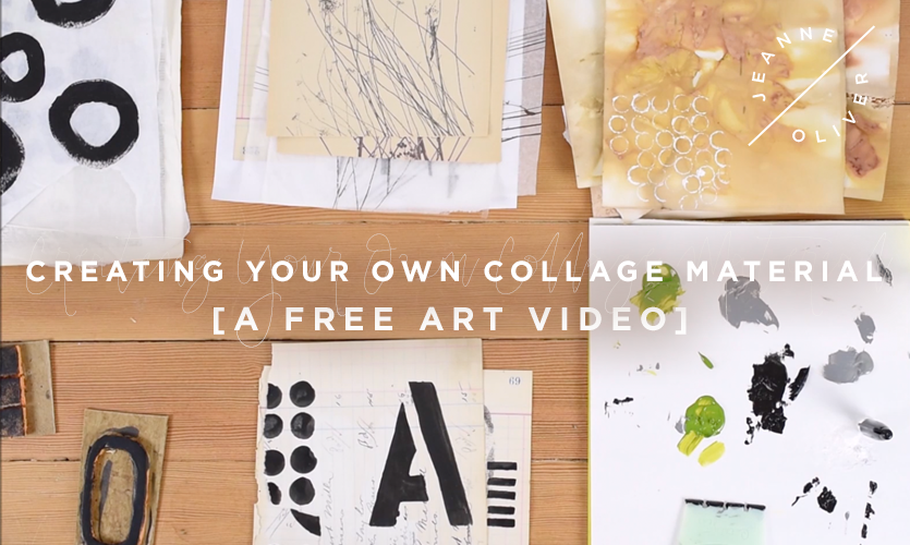 Free Art Video Creating Your Own Collage Material