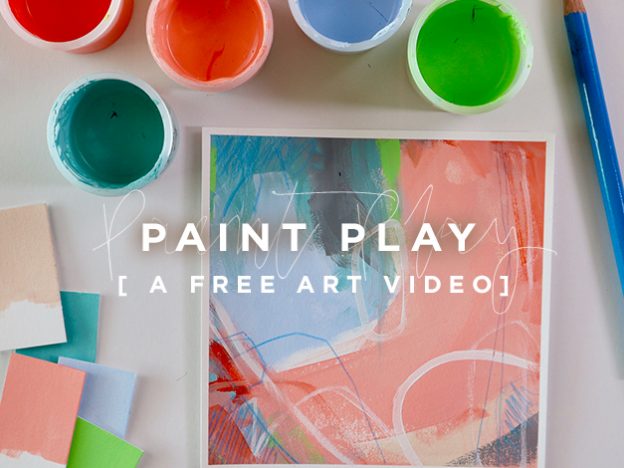 Free Art Video: Paint Play with Carolina Della Valle course image