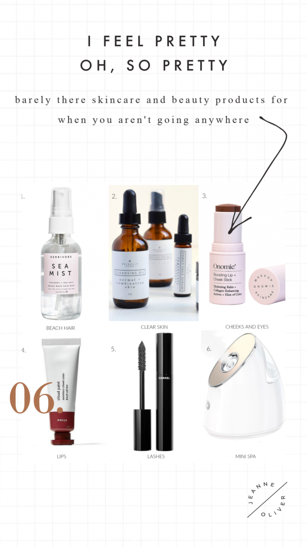 I Feel Pretty Oh So Pretty Barely There Skincare And Beauty Products Jeanne Oliver