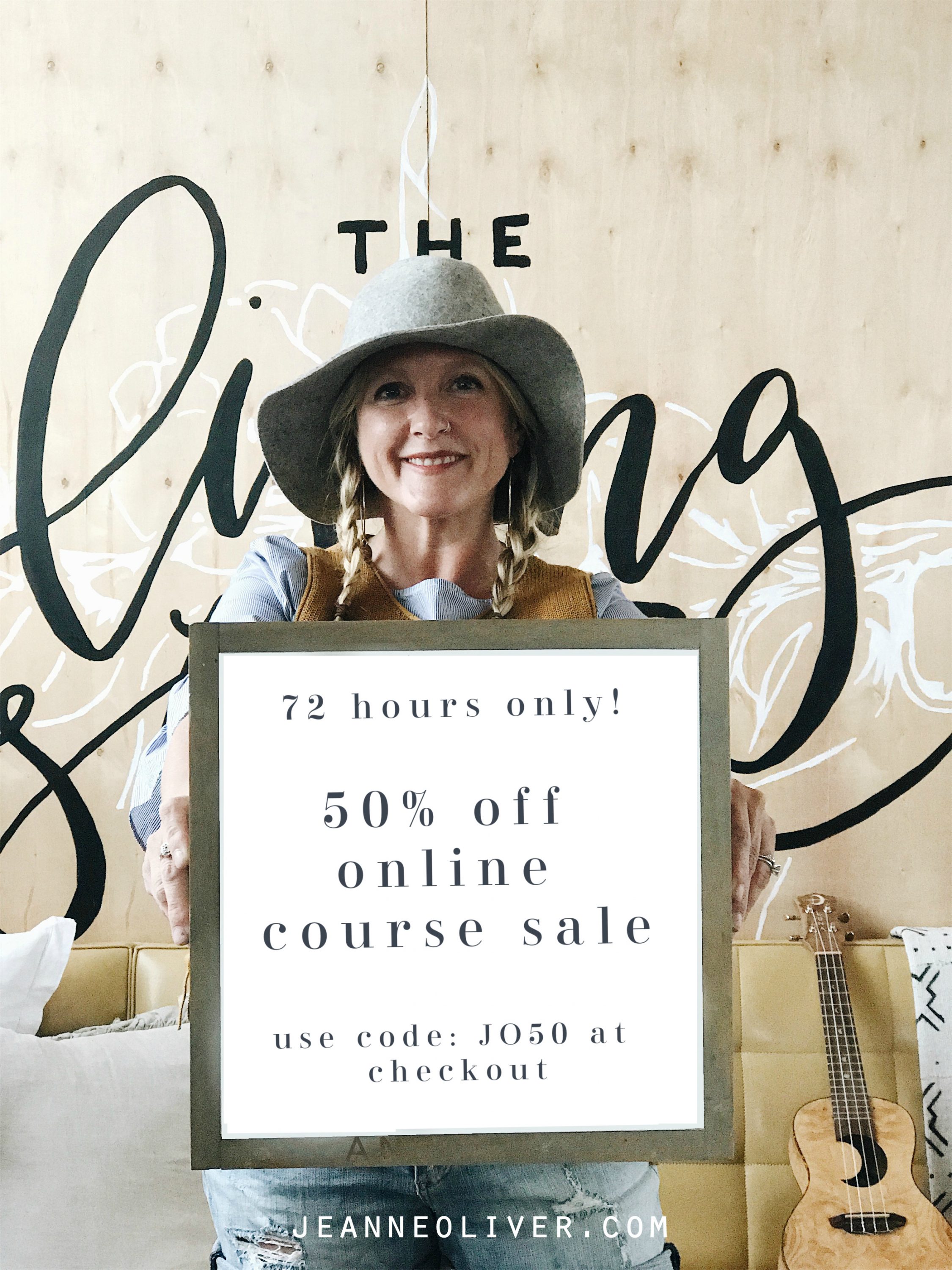 SemiAnnual 50 Off Sale Art + Lifestyle Online Courses Jeanne Oliver