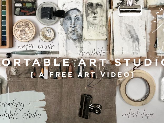 Free Art Video: Portable Art Studio with Jeanne Oliver course image