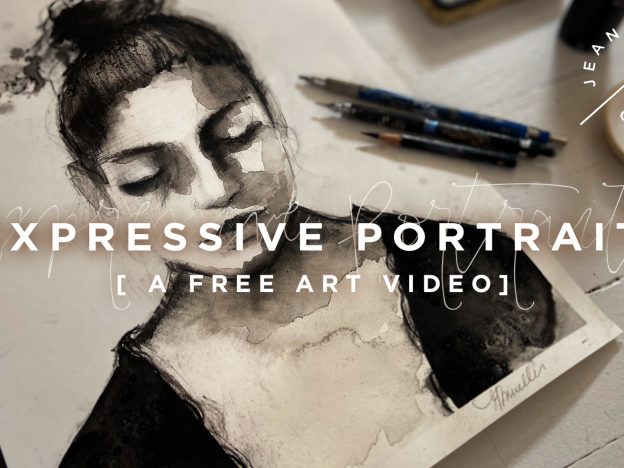 Free Art Video: Expressive Portrait with Renee Mueller course image