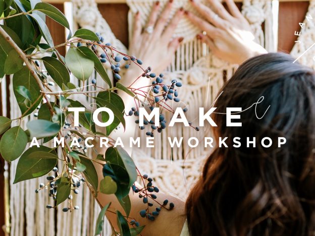 To Make A Macramé Workshop with Jesse Jicha course image