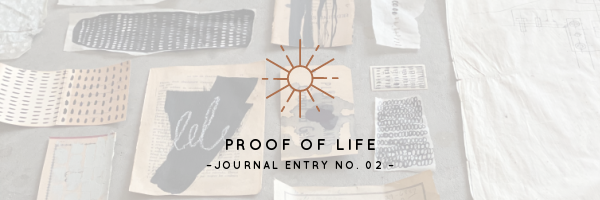 Proof of Life | Journal Entry No. 02