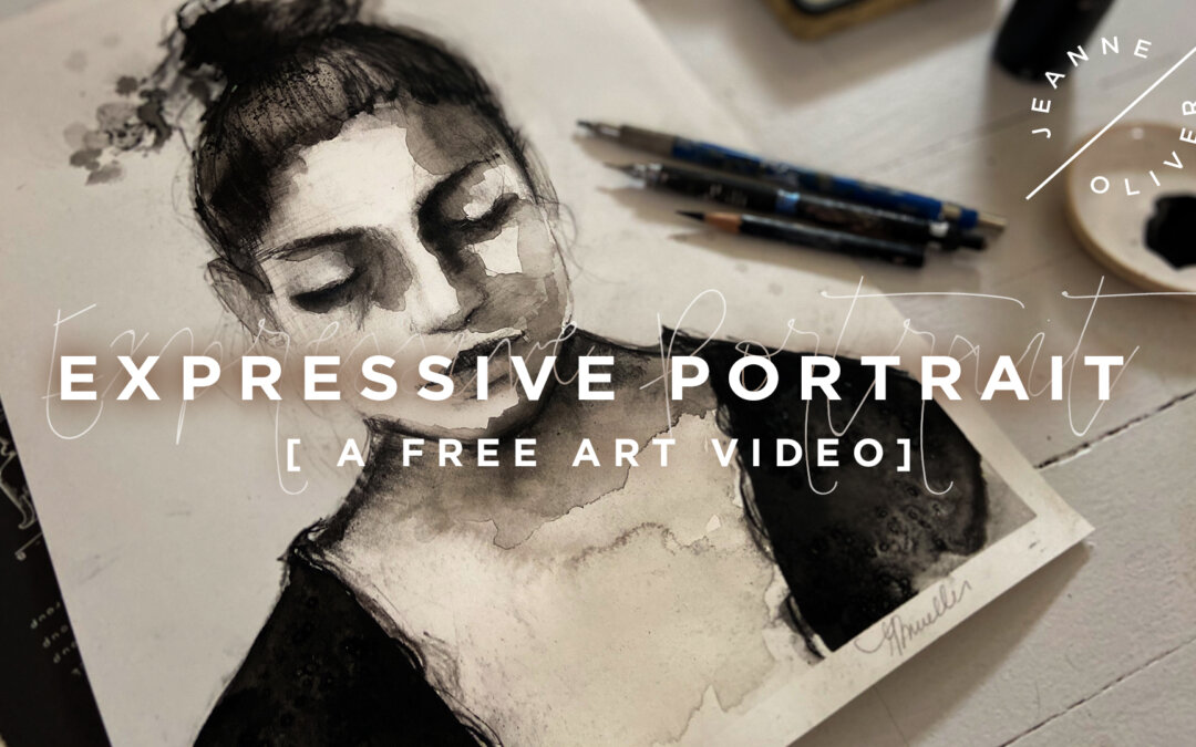 Free Art Video: Expressive Portrait with Renee Mueller