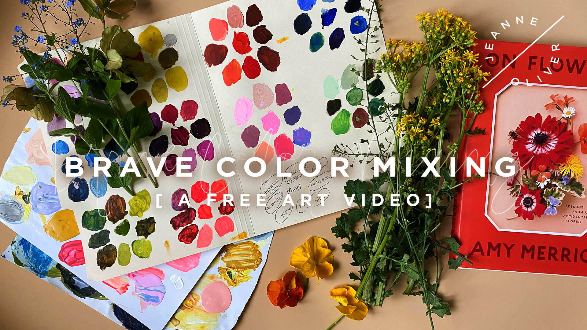 Free Art Lesson | Brave Color Mixing with Hayley Morgan
