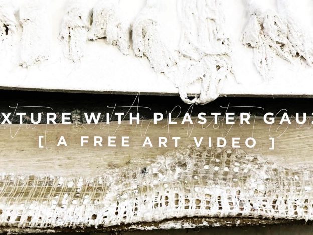 Free Art Video: Texture with Plaster Gauze with Stephanie Lee course image