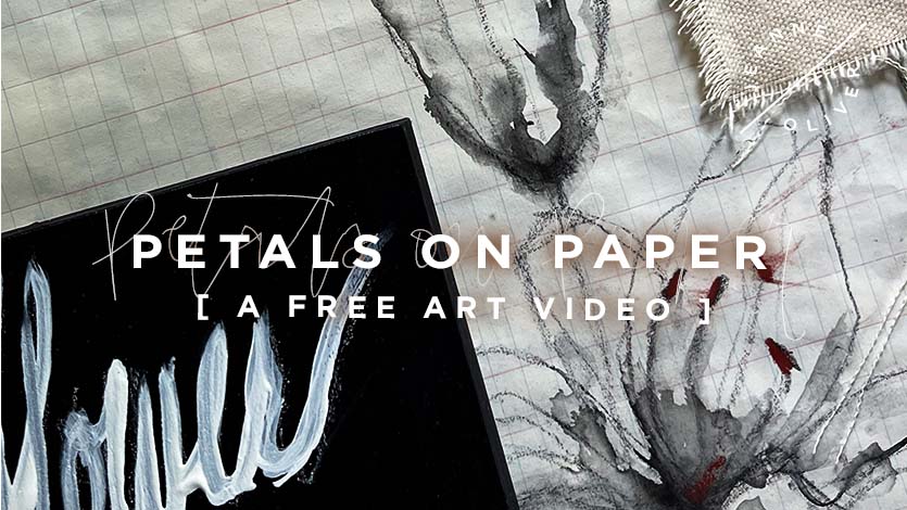 Free Art Video: Petals on Paper
