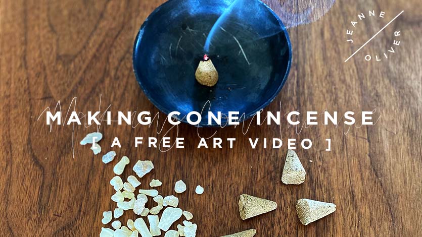 Free Art Video | Making Cone Incense with Kate Poole