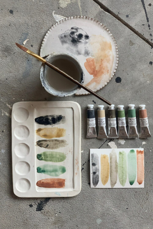 My Current Watercolor Palettes  Get the names and links - Jeanne Oliver