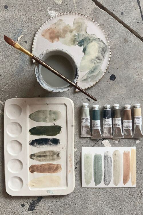 North Country Vintage Watercolor Set