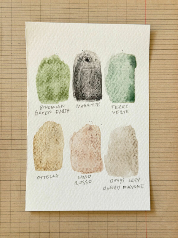 Joshua Tree | Vintage Mineral Watercolor Wooden Box Set