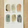 Paris | Vintage Mineral Watercolor Wooden Box Set