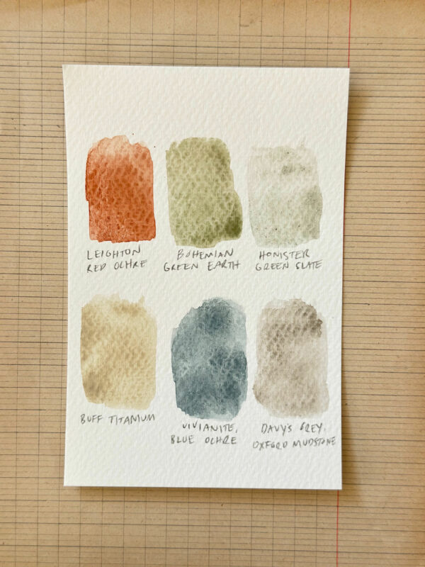 Torrey Pines | Vintage Mineral Watercolor Wooden Box Set