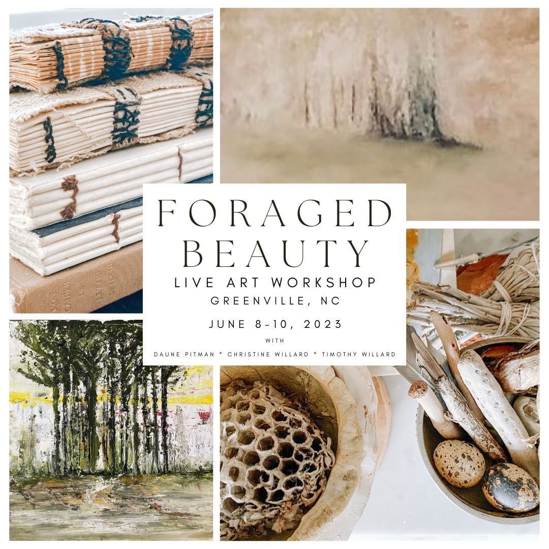 Foraged Beauty | Live Art Workshop with Daune Pitman, Timothy Willard and Christine Willard